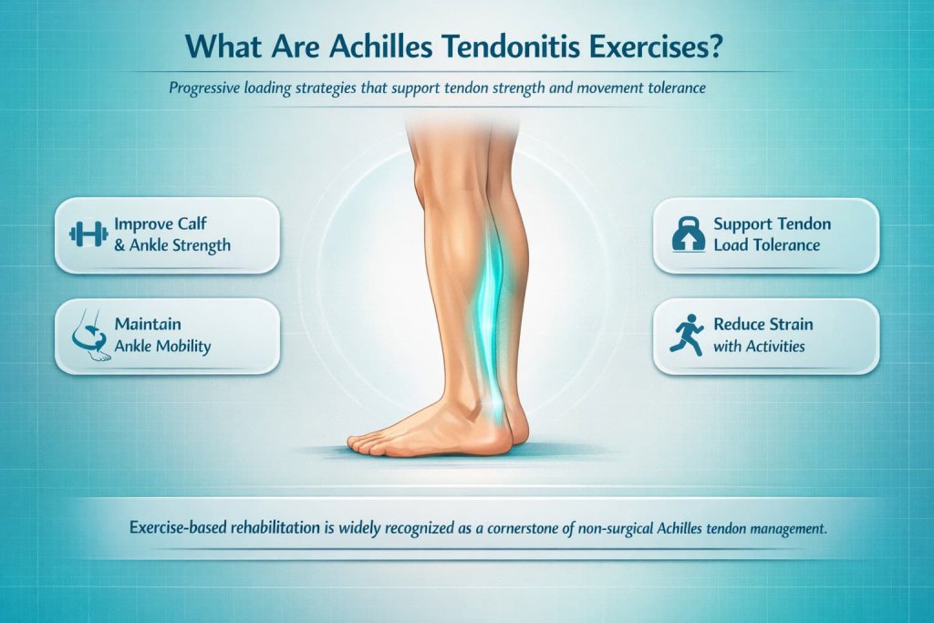 What Are Achilles Tendonitis Exercises?