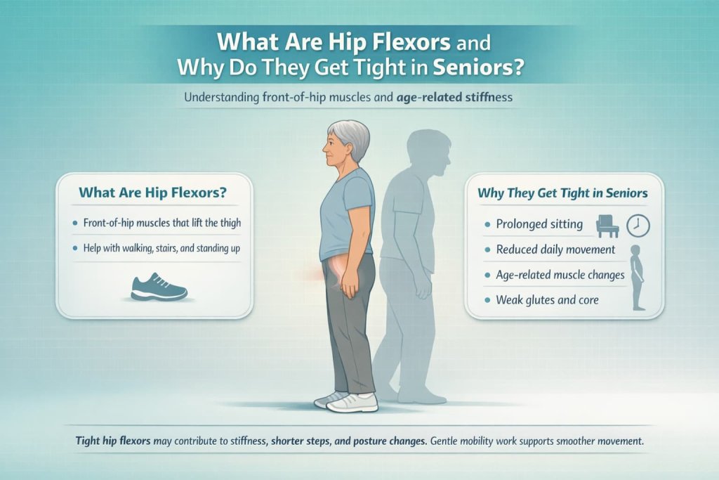 What Are Hip Flexors and Why Do They Get Tight in Seniors?