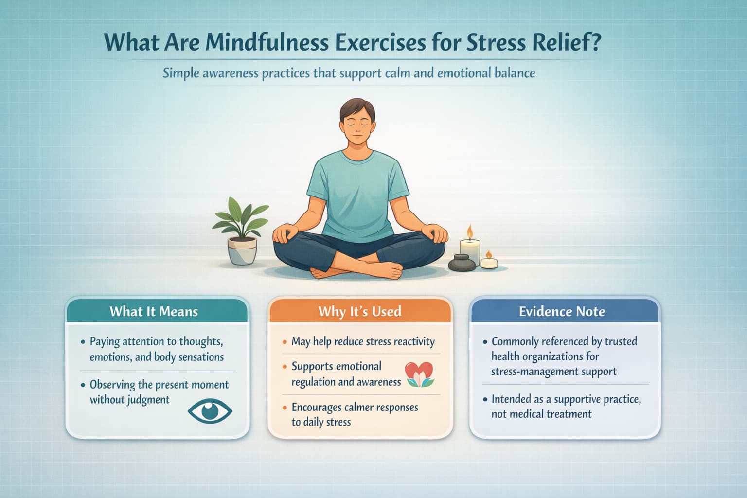 10 Mindfulness Exercises for Stress Relief to Calm Your Mind