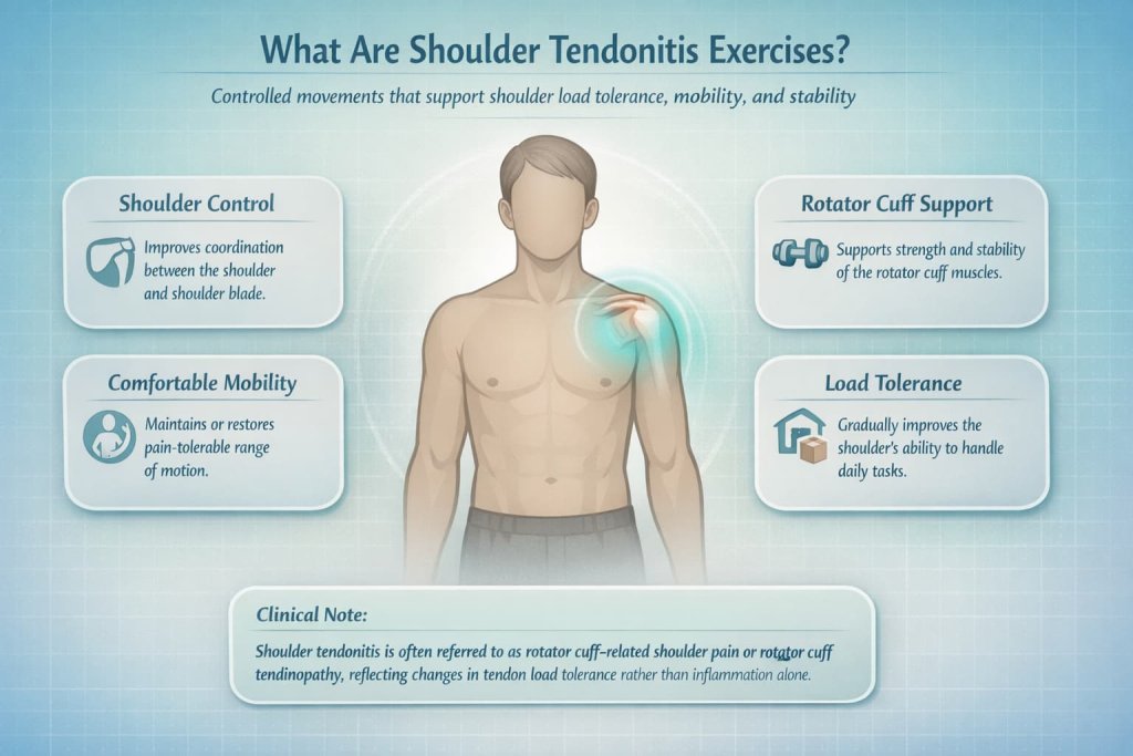 What Are Shoulder Tendonitis Exercises?