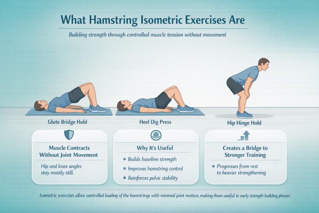 What hamstring isometric exercises are