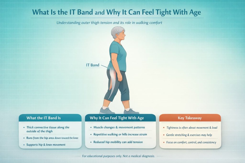 What is the IT band and why it can feel tight with age