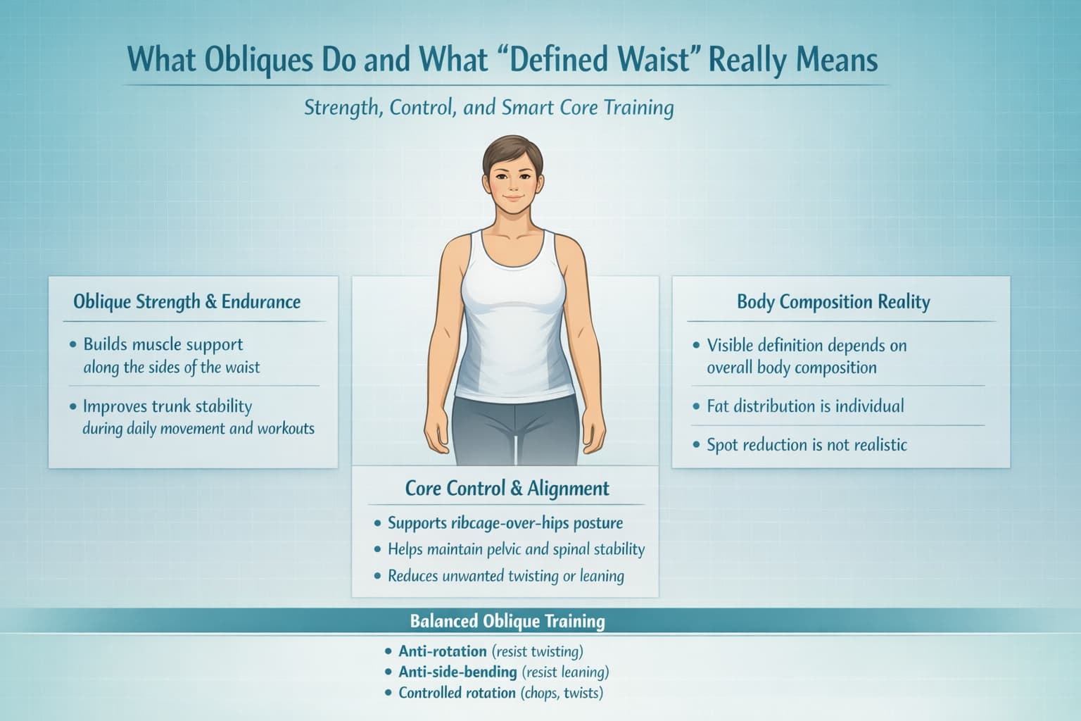 12 Oblique Exercises for Women for a Strong, Defined Waist