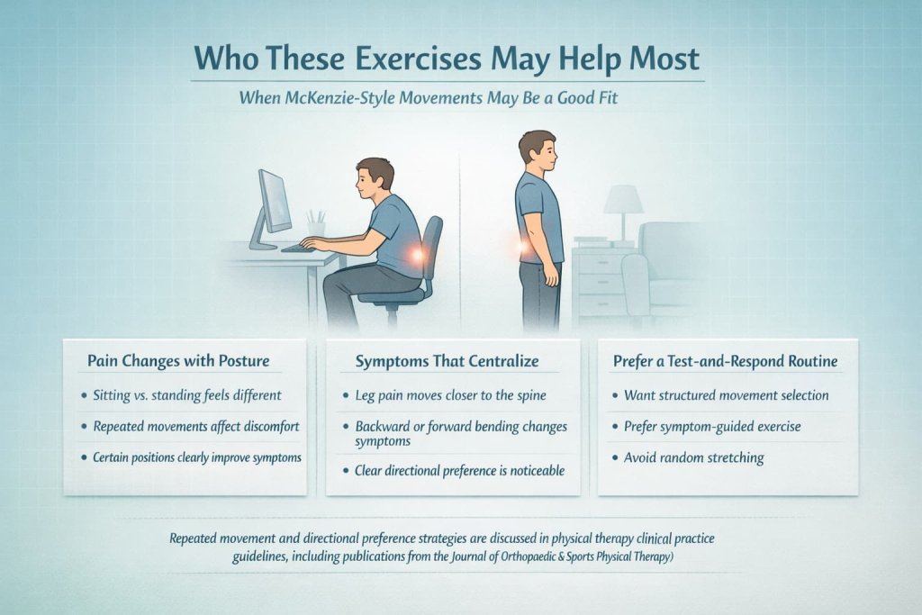 Who These Exercises May Help Most