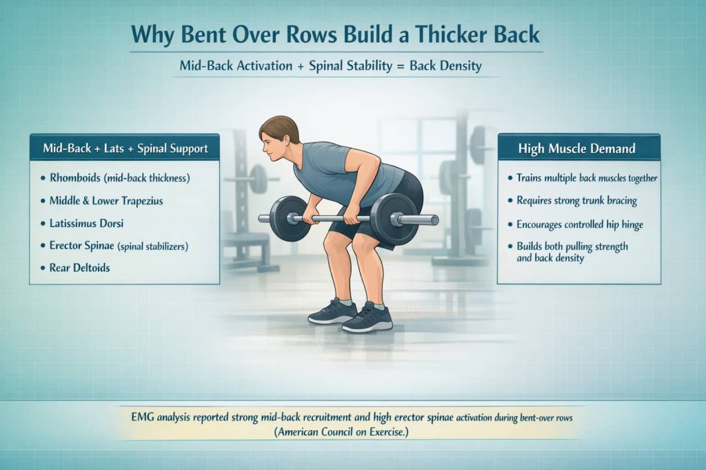 Why Bent Over Rows Build a Thicker Back