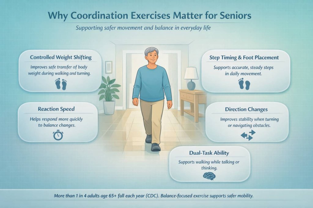 Why Coordination Exercises Matter for Seniors