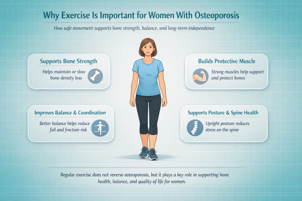 Why Exercise Is Important for Women With Osteoporosis