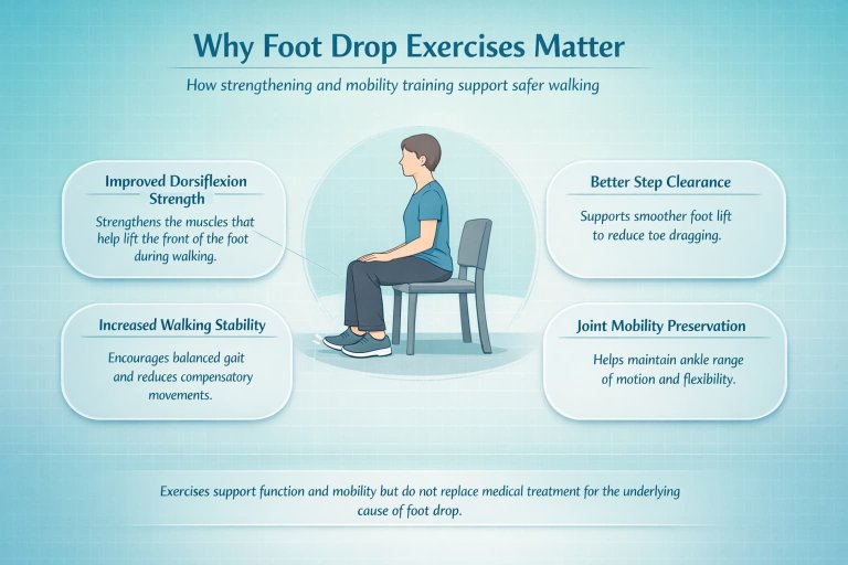 15 Foot Drop Exercises to Improve Walking and Ankle Strength