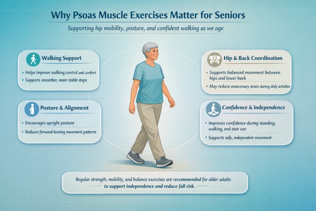 Why Psoas Muscle Exercises Matter for Seniors