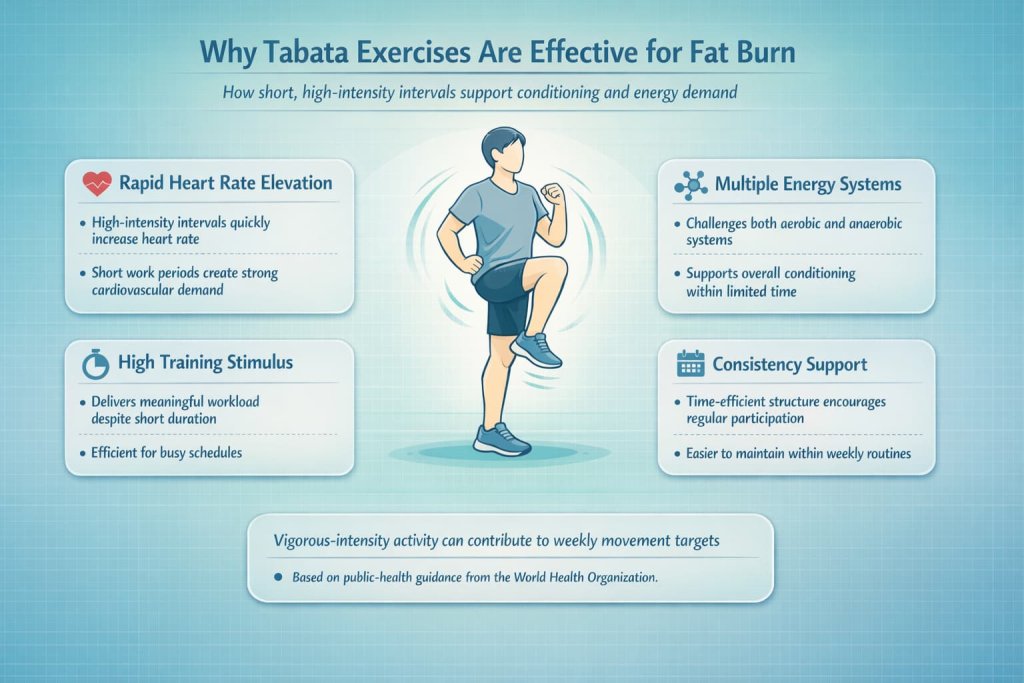 Why Tabata Exercises Are Effective for Fat Burn