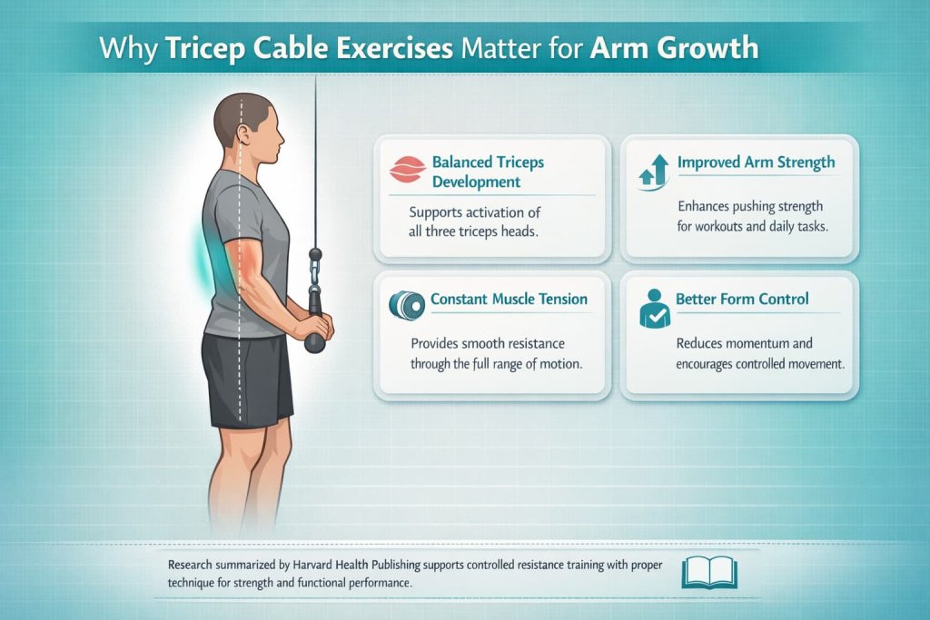 Why Tricep Cable Exercises Matter for Arm Growth