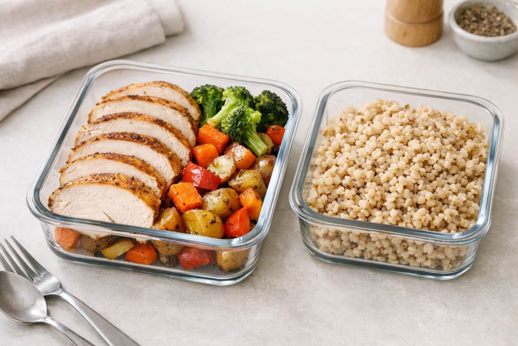 8) Turkey breast, roasted