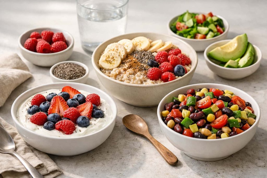 11. Build meals around protein and fiber