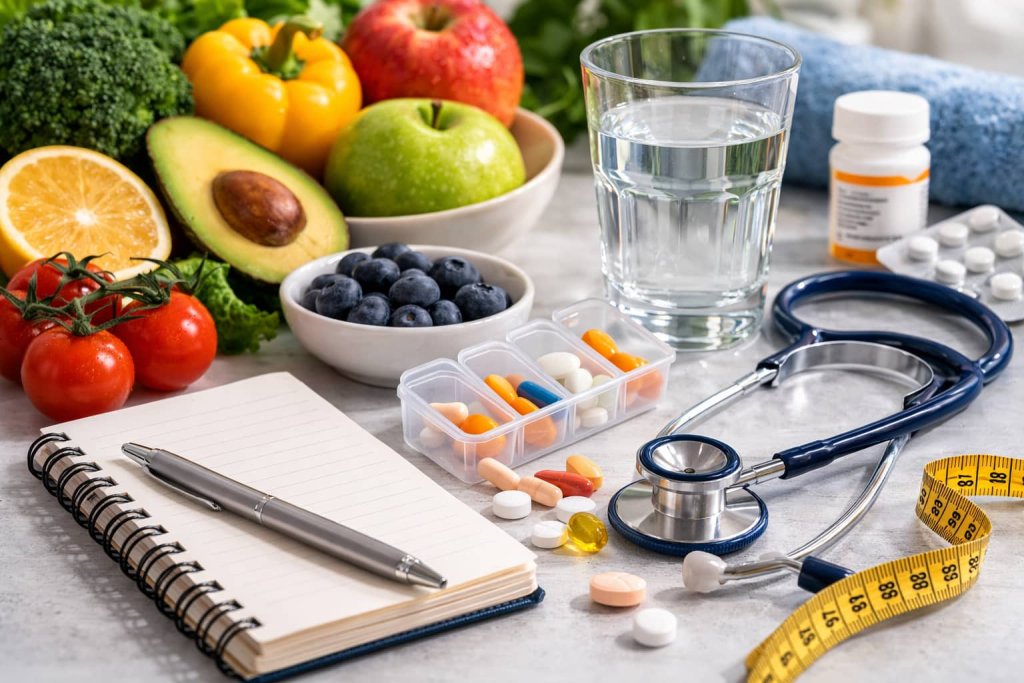 Health conditions and medications can affect weight after 40