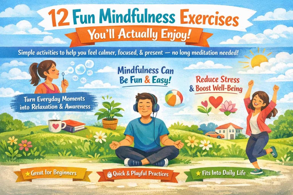 12 Fun Mindfulness Exercises You’ll Actually Enjoy