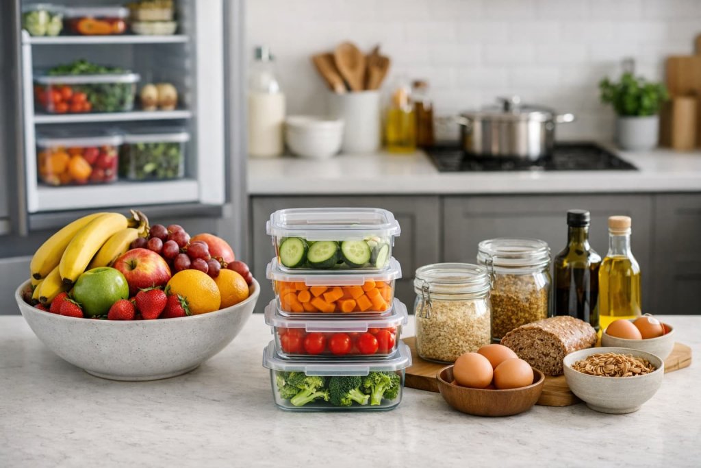 15. Make healthy eating easier at home