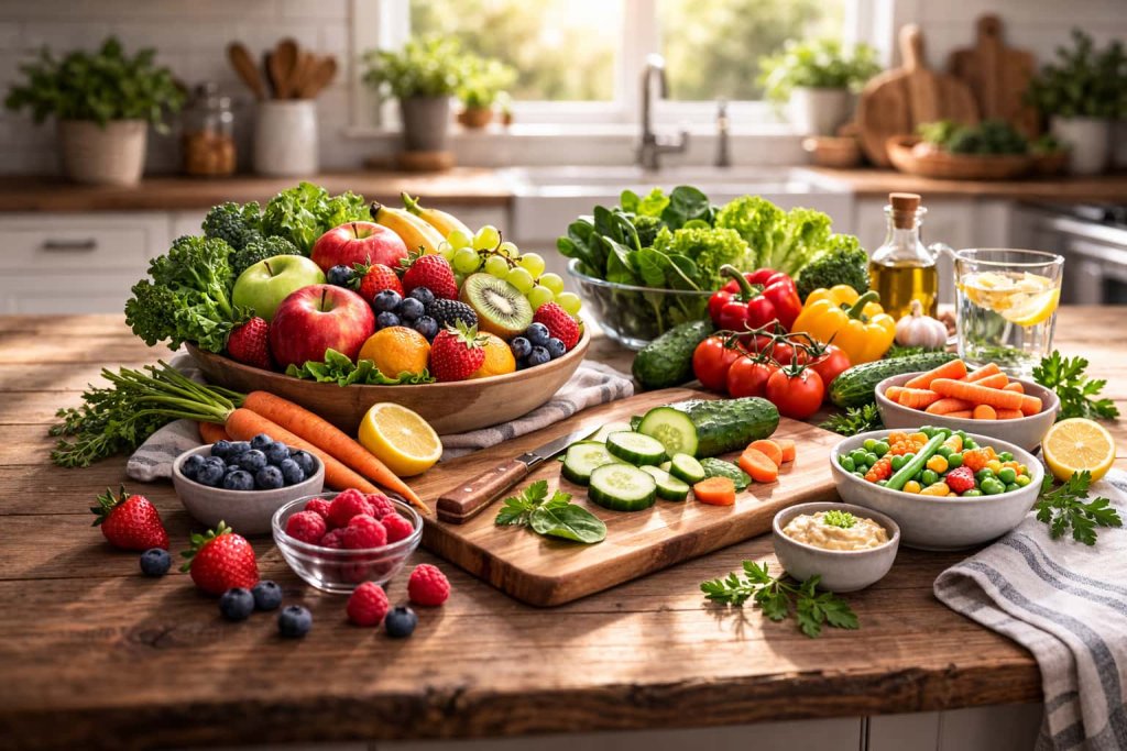 2. Eat more vegetables and fruit