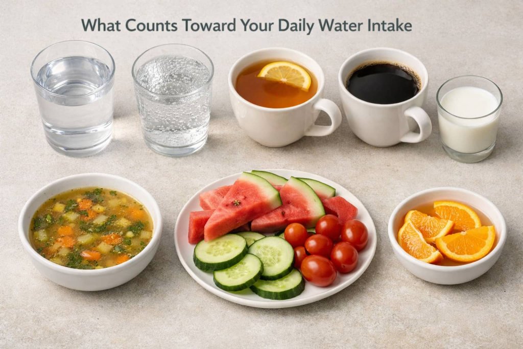 What counts toward your daily water intake
