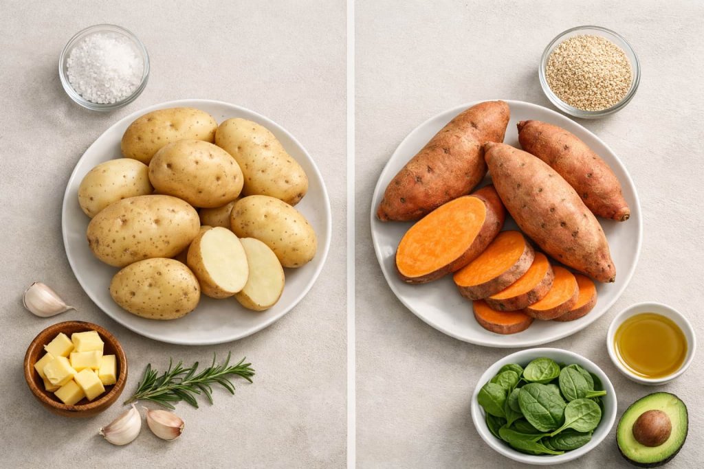White Potatoes vs. Sweet Potatoes