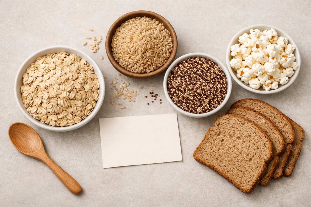 3. Make at least half your grains whole grains