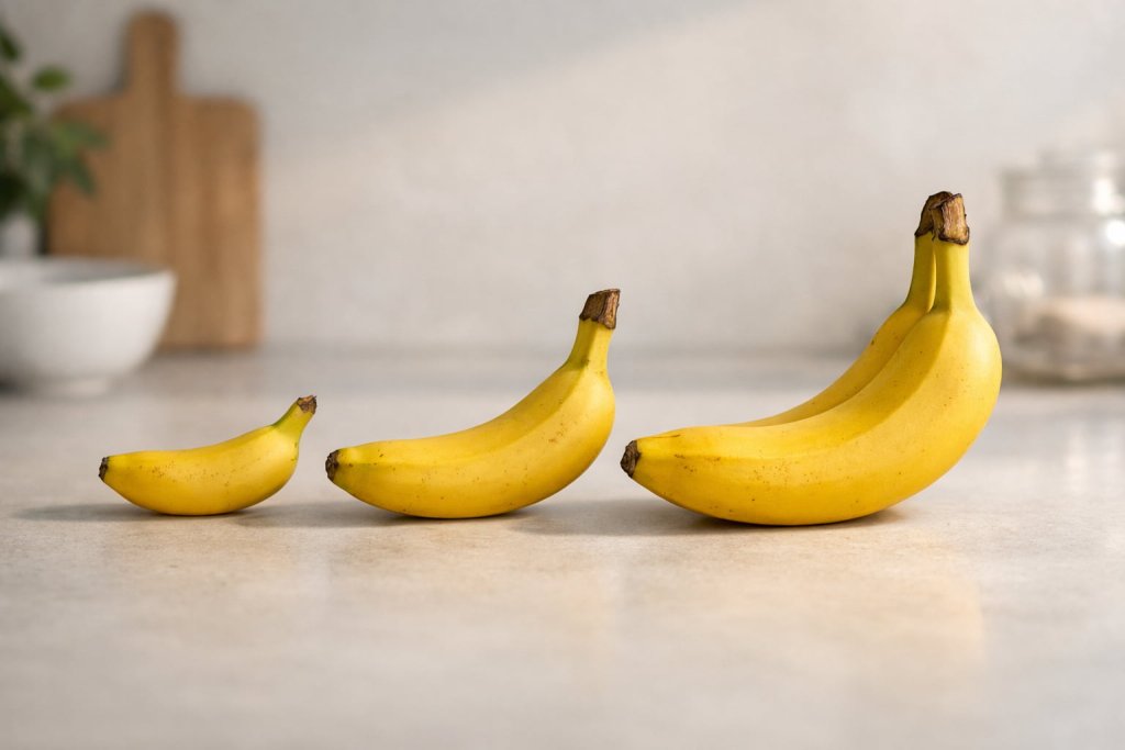 How Many Calories Are in a Banana by Size?