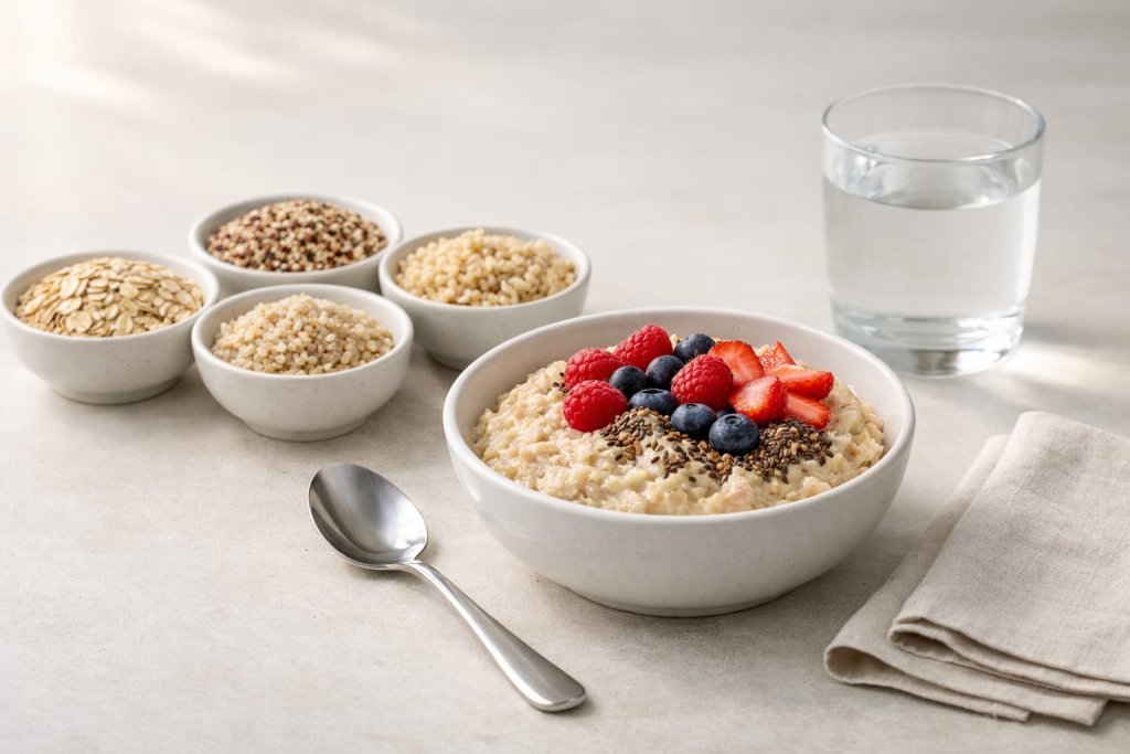 Oats and Other High-Fiber Whole Grains