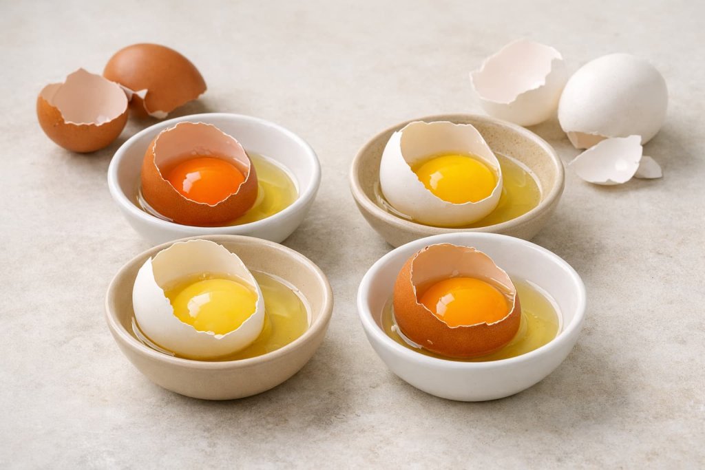 Yolk Color Is Not the Same as Shell Color