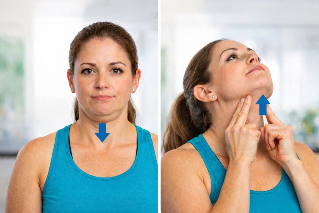 6 Best Double Chin Exercises to Tighten Your Jawline at Home