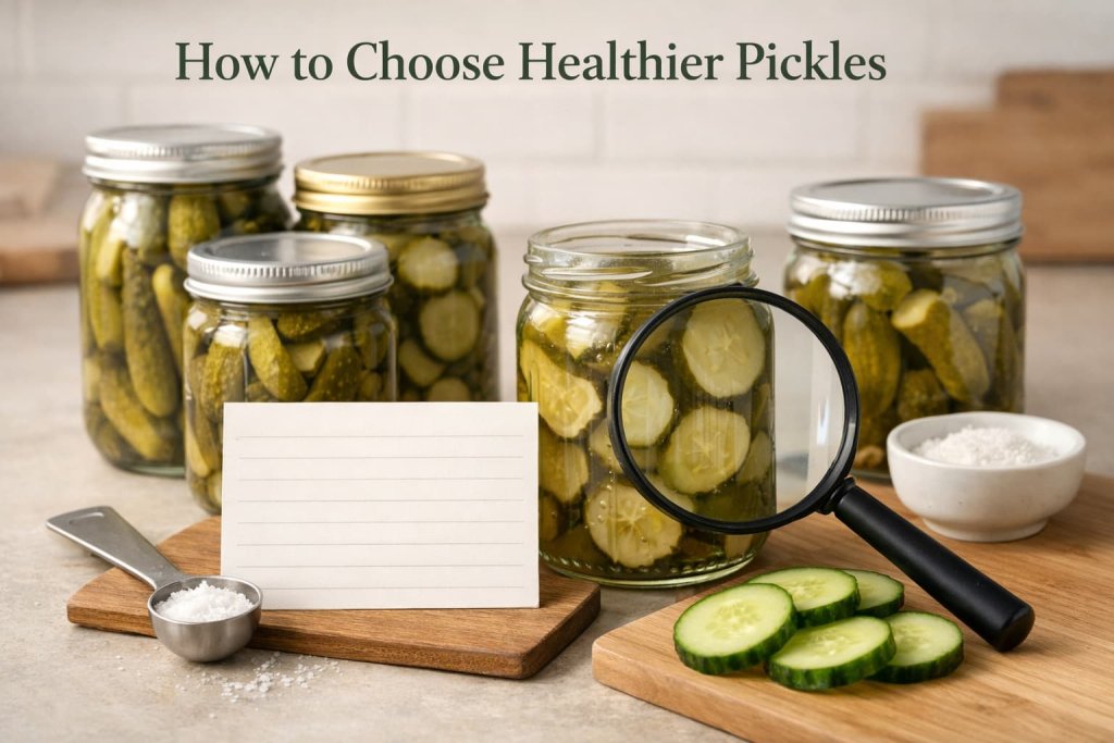How to Choose Healthier Pickles