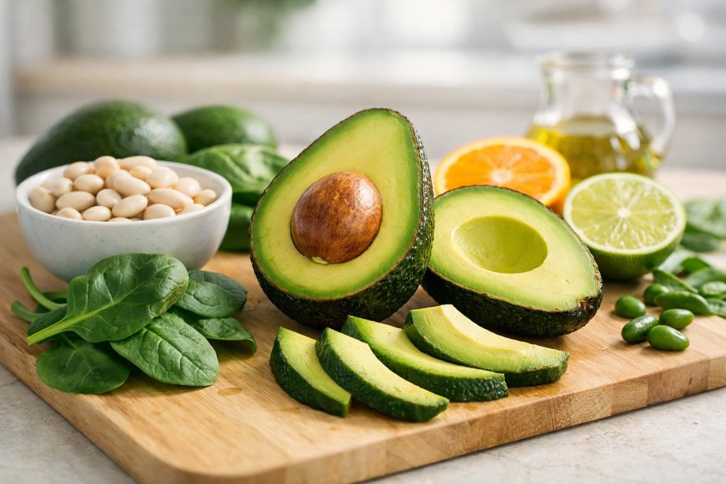 Key nutrients in avocado