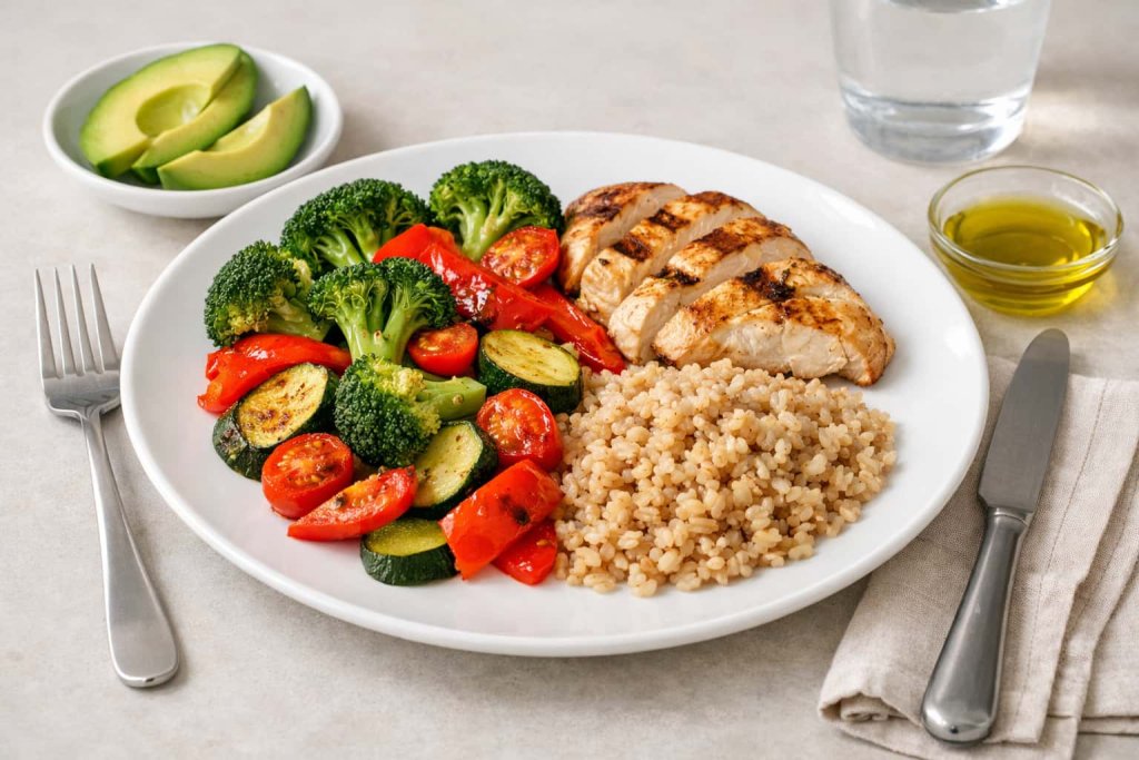 A simple plate method that works well after 40