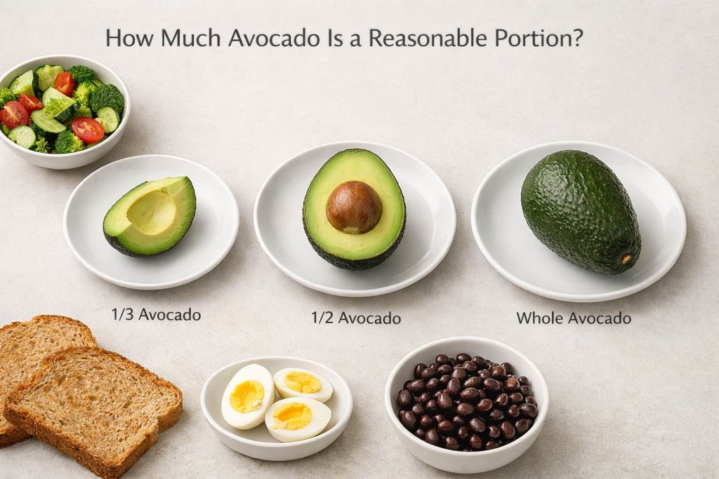 How much avocado is a reasonable portion?