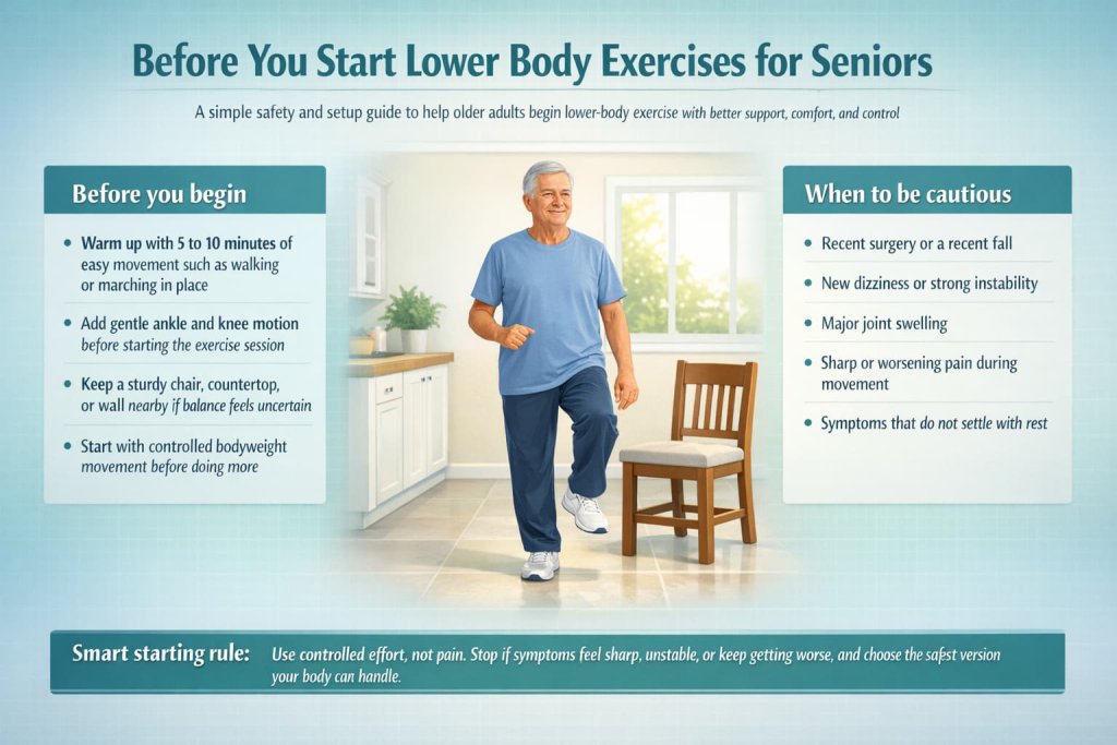 Before You Start Lower Body Exercises for Seniors