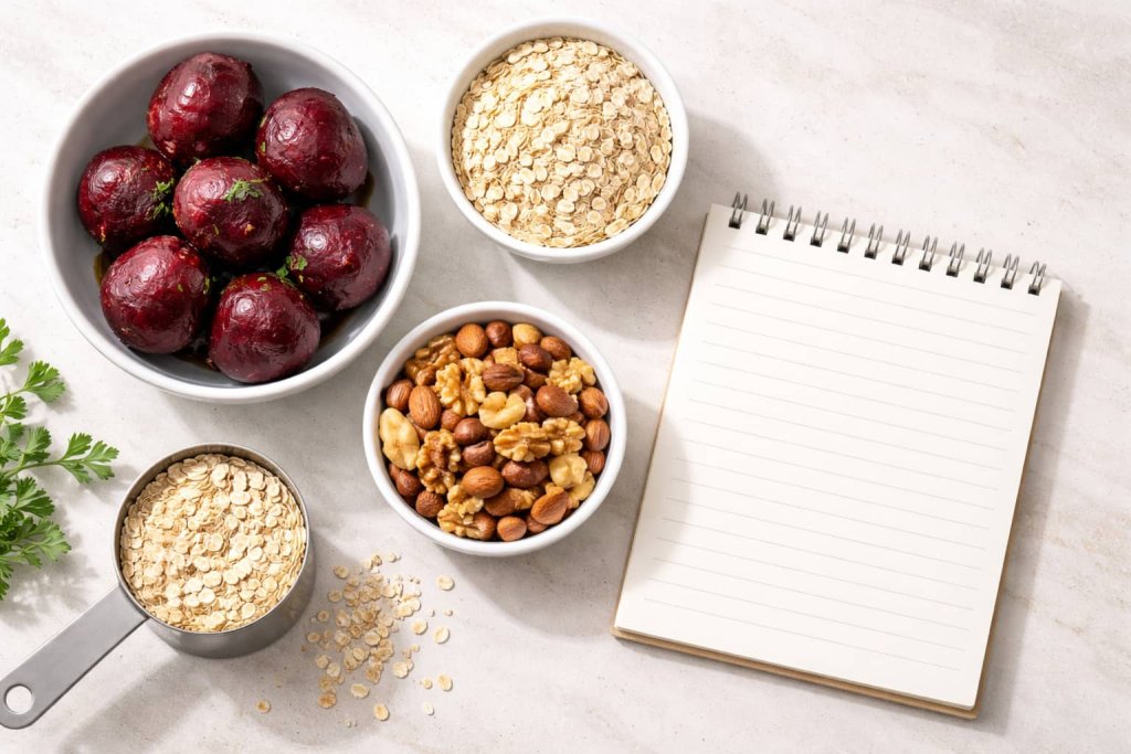 Beets - Adds fiber for digestion and satiety