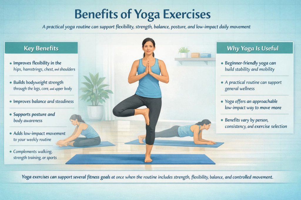 Benefits of yoga exercises