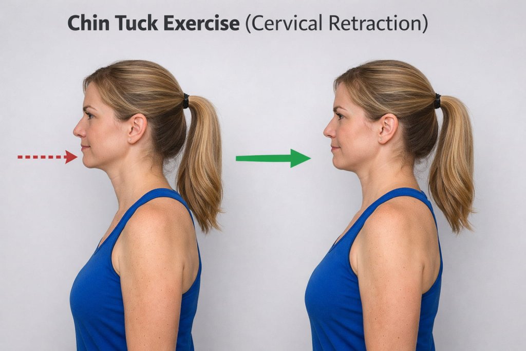 Chin Tuck Exercise: The Simple Fix for Forward Head Posture