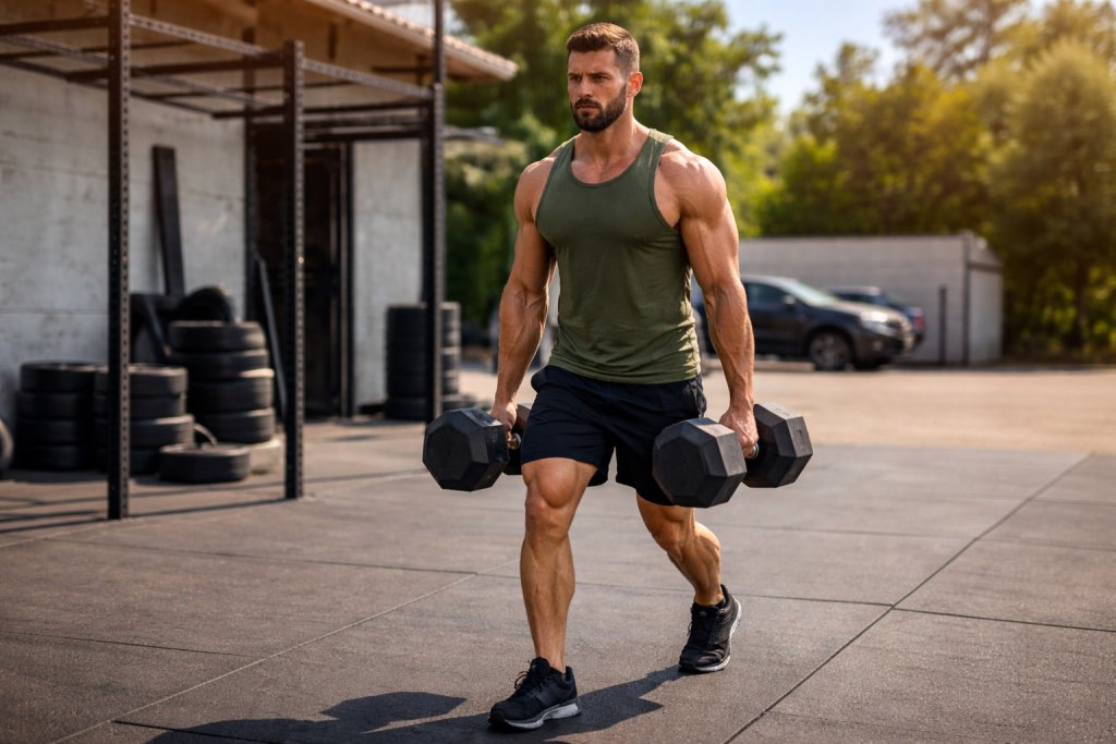 Farmers Walk Exercise: Build Total-Body Strength Fast