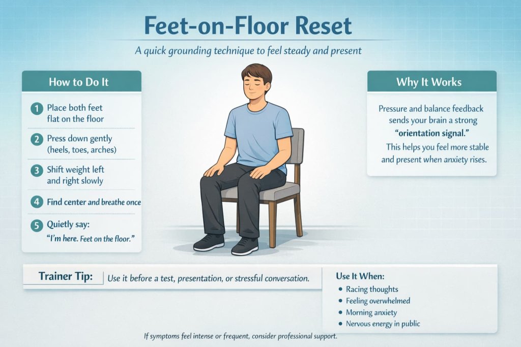 Feet-on-Floor Reset grounding exercises