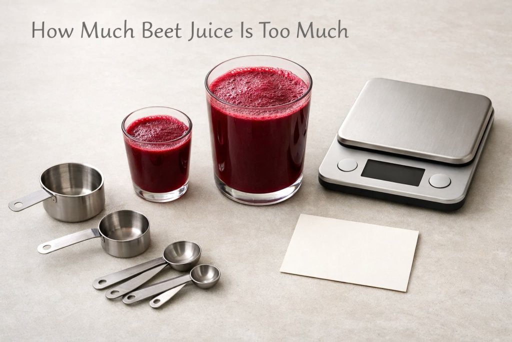 How much beet juice is too much?