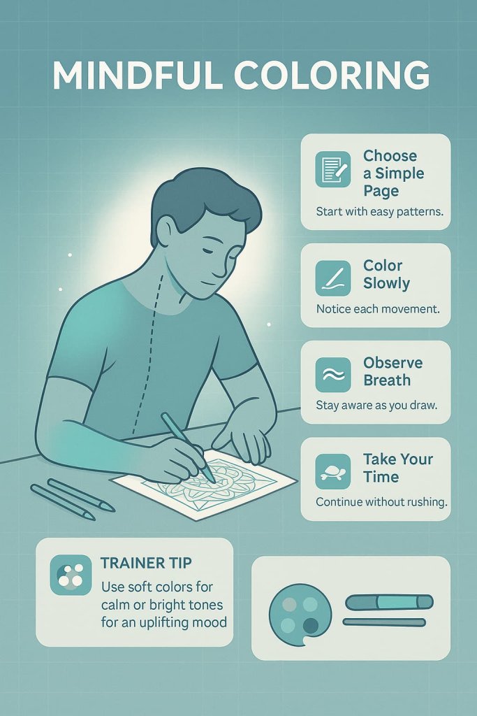 Mindful Coloring 12 Fun Mindfulness Exercises