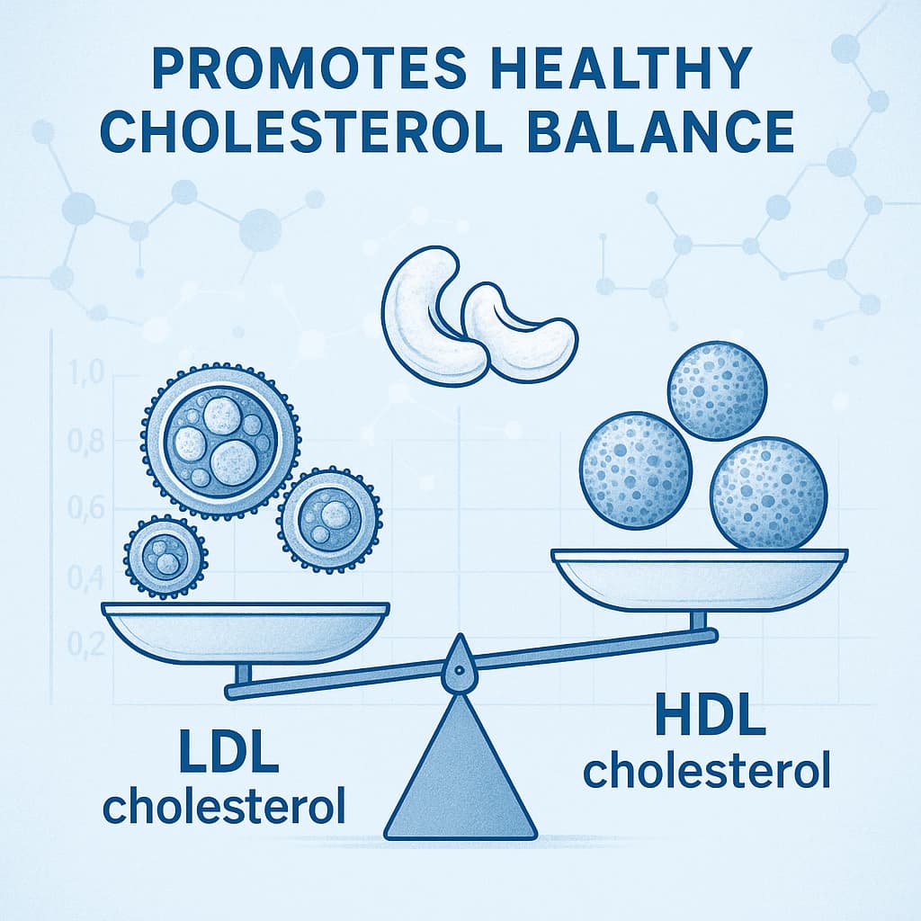 Cashews - Promotes Healthy Cholesterol Balance