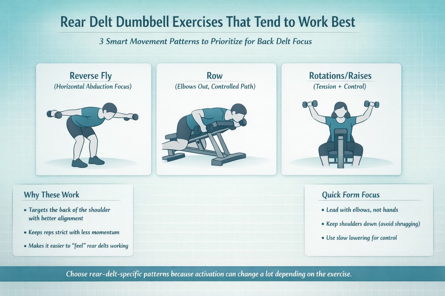 10 Rear Delt Dumbbell Exercises for Bigger, Wider Shoulders