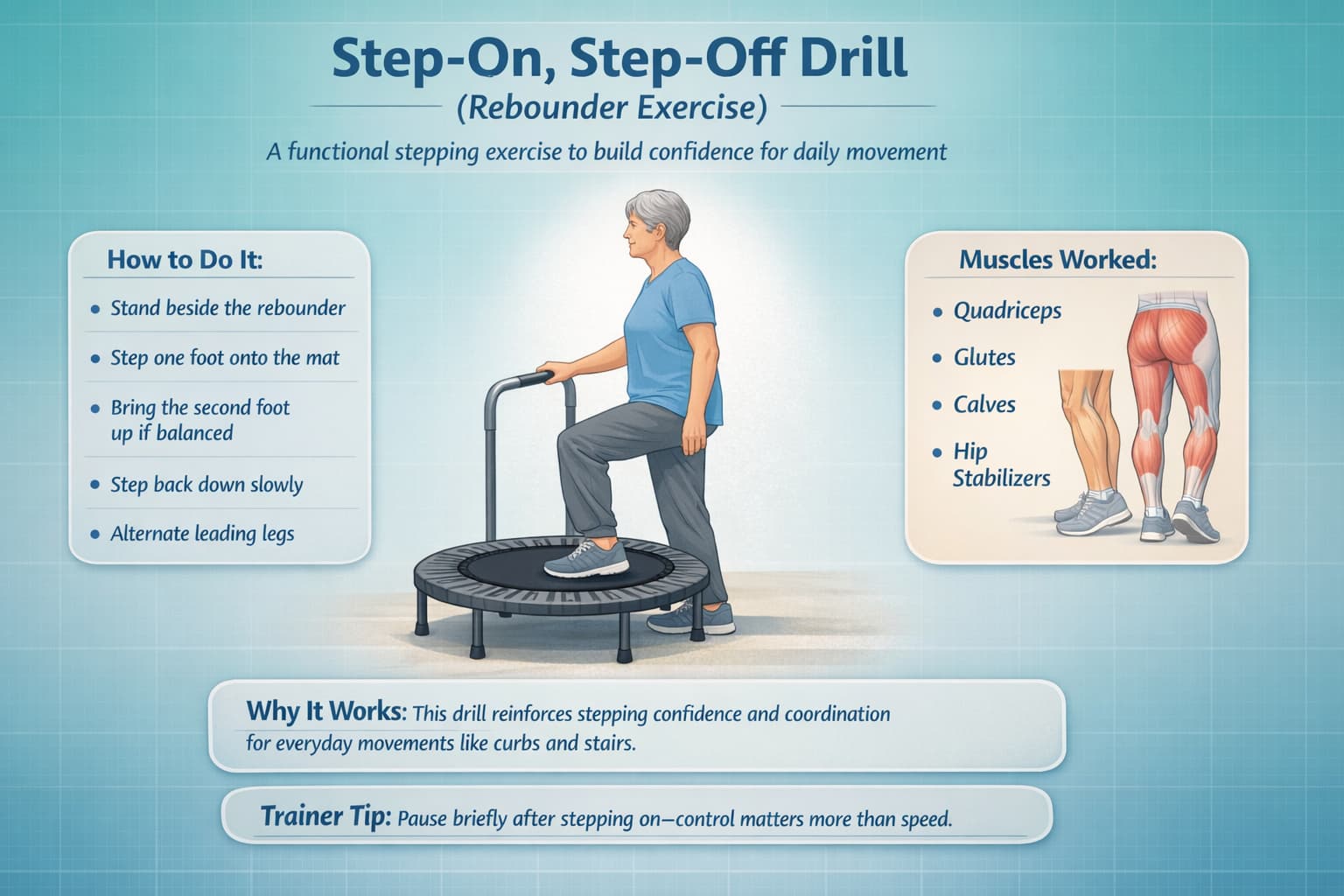 10 Best Rebounder Exercises for Seniors (Safe, Low-Impact)