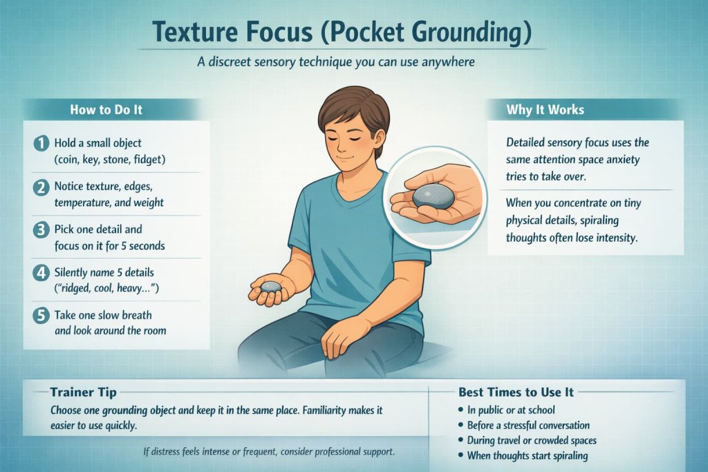 Texture Focus (Pocket Grounding) grounding exercises