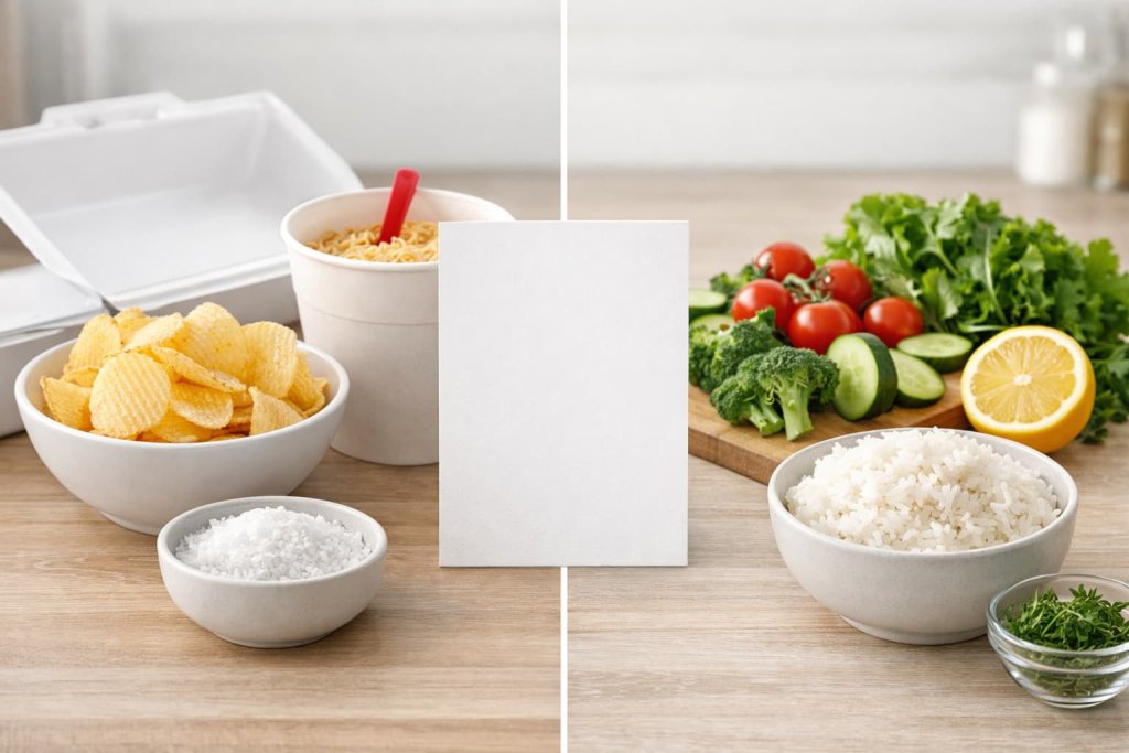 Tip 6: Cut back on sodium to reduce water retention in the face