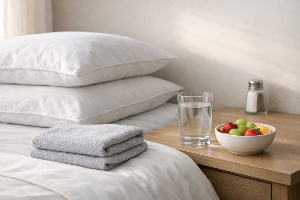 Tip 8: If you wake up puffy, adjust evening habits and sleep position