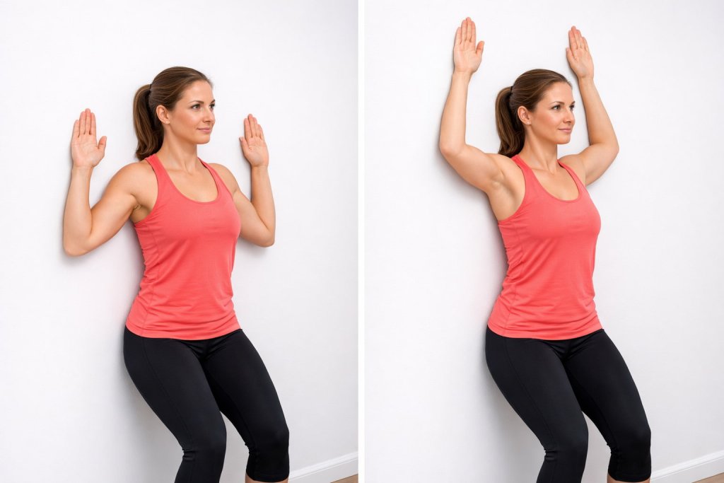 Wall Slides: A Simple Shoulder Exercise for Better Posture