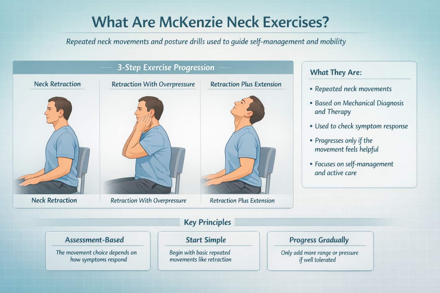 8 Best McKenzie Neck Exercises For Pain Relief And Mobility 8-best-mckenzie-neck-exercises-for-pain-relief-and-mobility