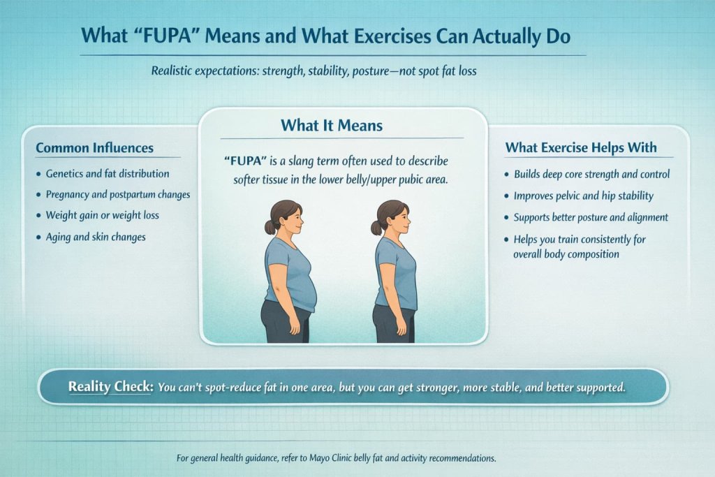 What “FUPA” Means and What Exercises Can Actually Do