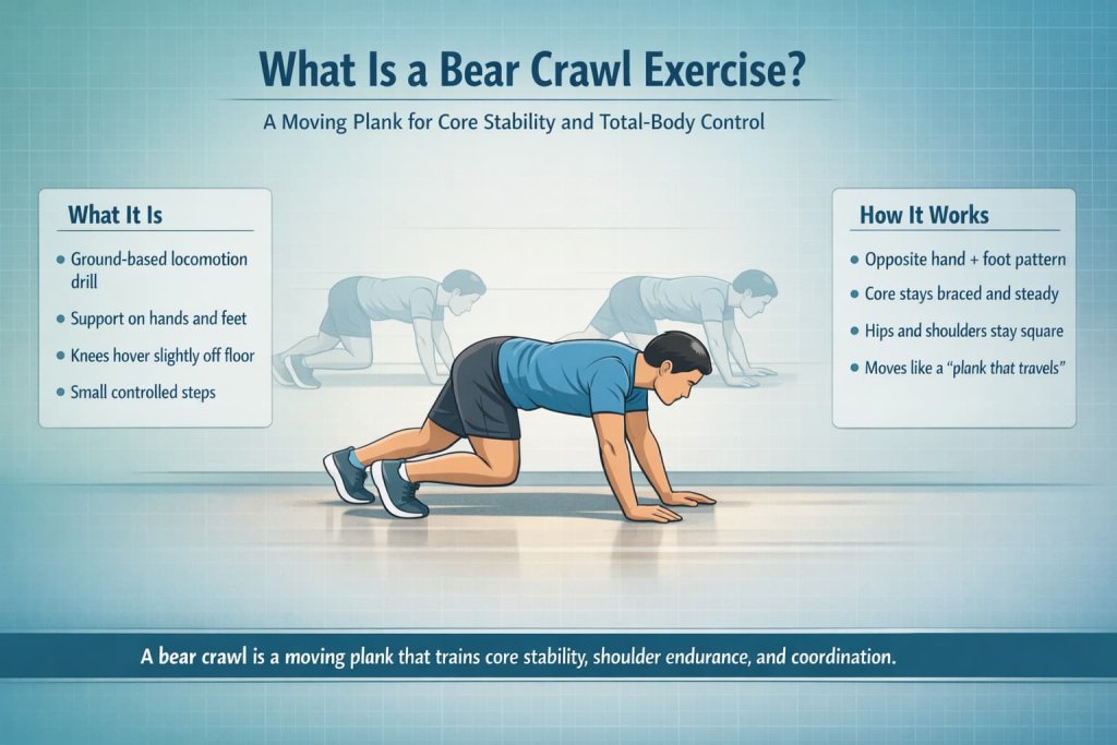 What Is a Bear Crawl Exercise?